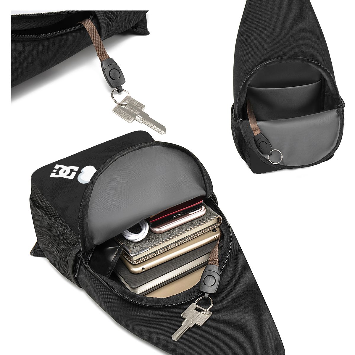 Ken Block Skull 43 Chest Bag M - Sling Backpack Shoulder avis et prix