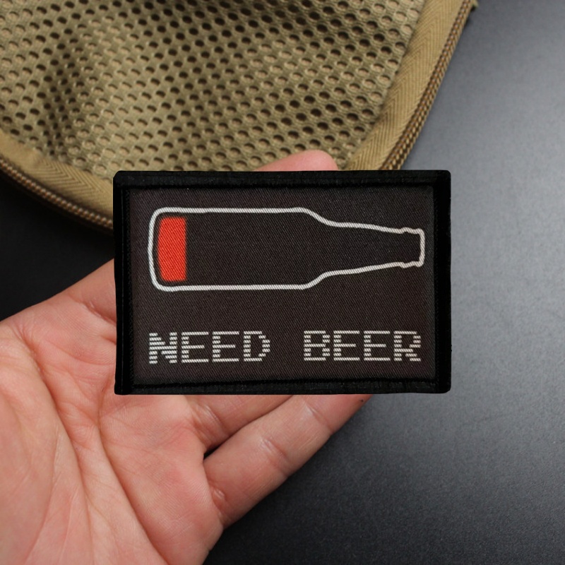 NEED BEER Printed Patch on Clo - Urban Backpack Tactical avis et prix