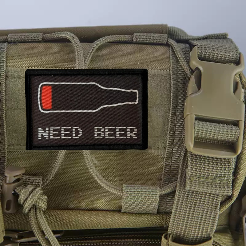 NEED BEER Printed Patch on Clo - Urban Backpack Tactical avis et prix