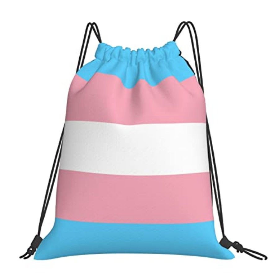Transgender Pride Flag Unisex  - Drawstring Gym Bag avis et prix