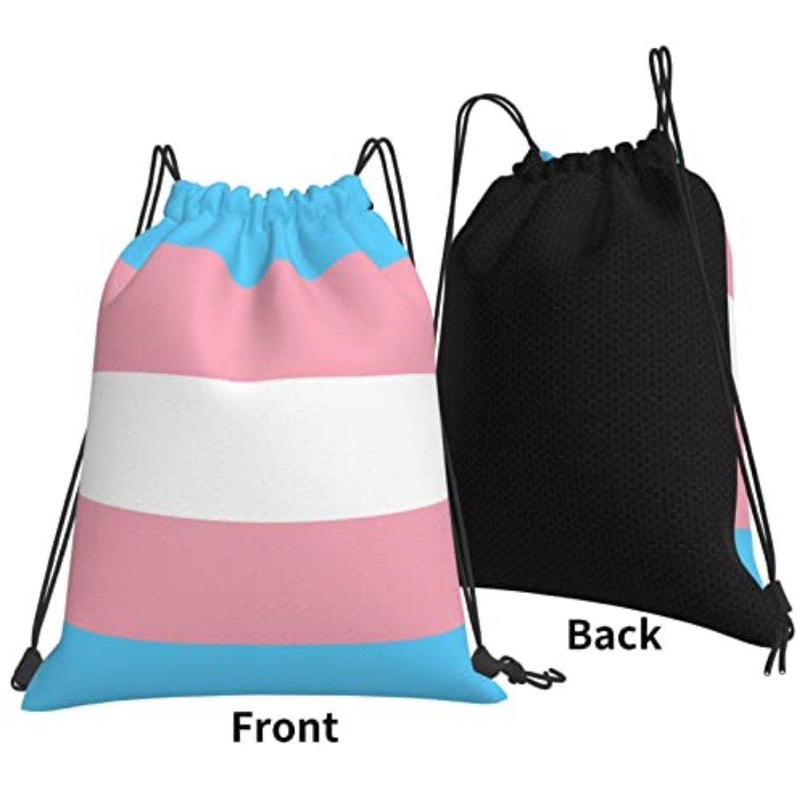 Transgender Pride Flag Unisex  - Drawstring Gym Bag avis et prix