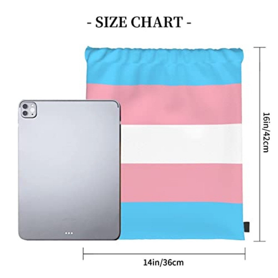 Transgender Pride Flag Unisex  - Drawstring Gym Bag avis et prix