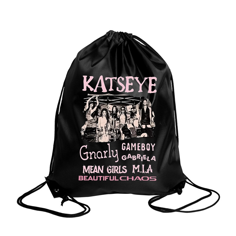 Katseye Drawstring Bag Kpop Ka - Hiking Backpack Waterproof avis et prix