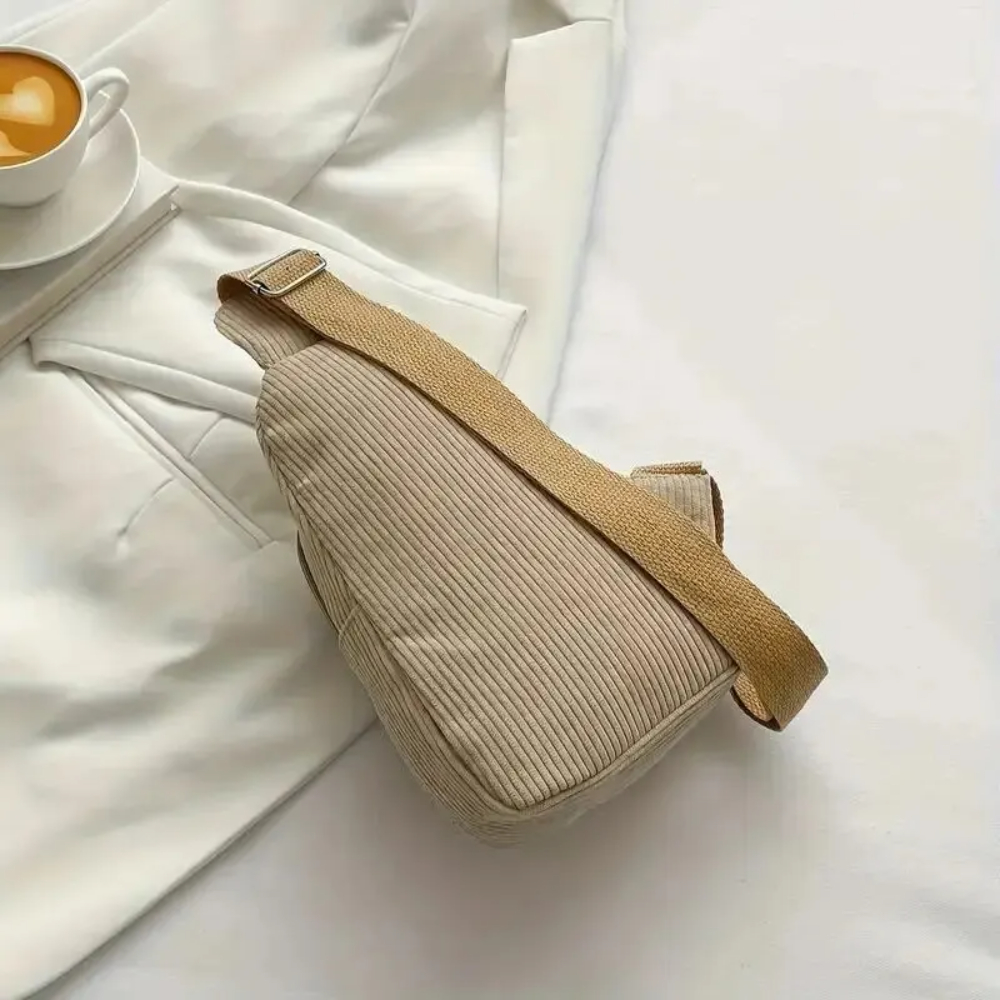 Vintage Corduroy Crossbody Bag - Sling Backpack Shoulder avis et prix