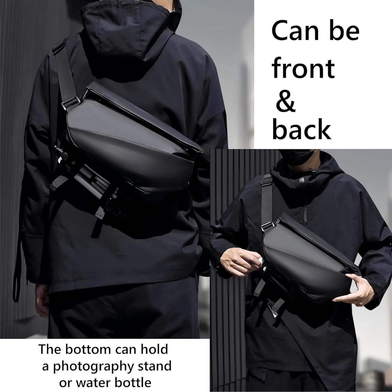 Large Anti-Theft Crossbody Bag - Sling Backpack Shoulder avis et prix