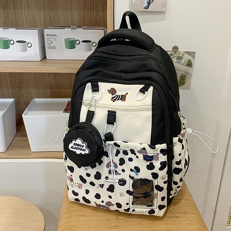 Sweet College Style Spliced Ba - School Backpack Teen avis et prix