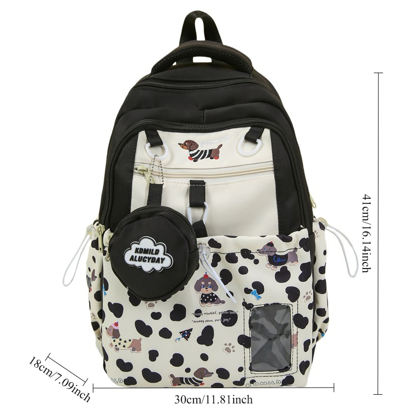 Sweet College Style Spliced Ba - School Backpack Teen avis et prix