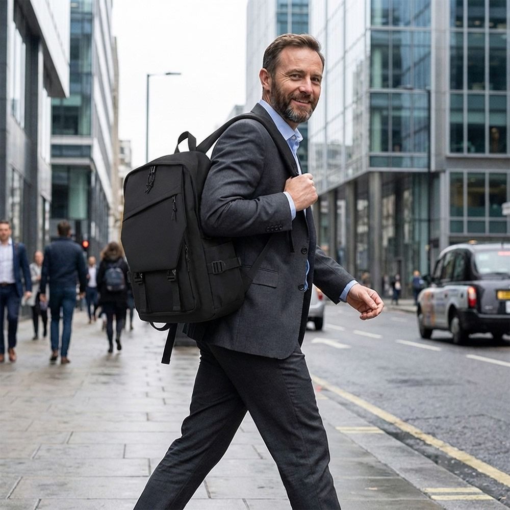 Fashion Business Men's Backpac - Canvas Backpack Casual avis et prix