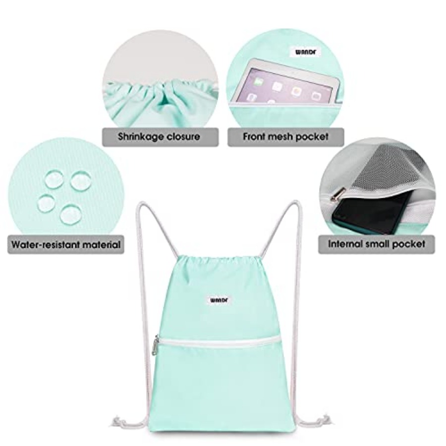 Drawstring Backpack String Bag - Drawstring Gym Bag avis et prix