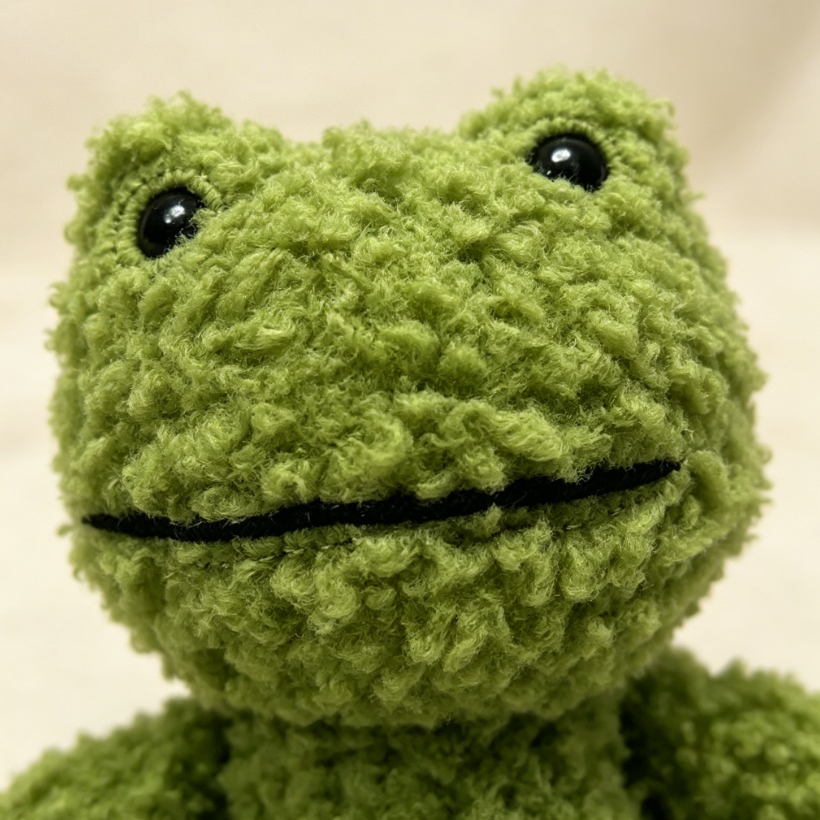 Kawaii Green Frog Plush Keycha - Mini Backpack Purse avis et prix