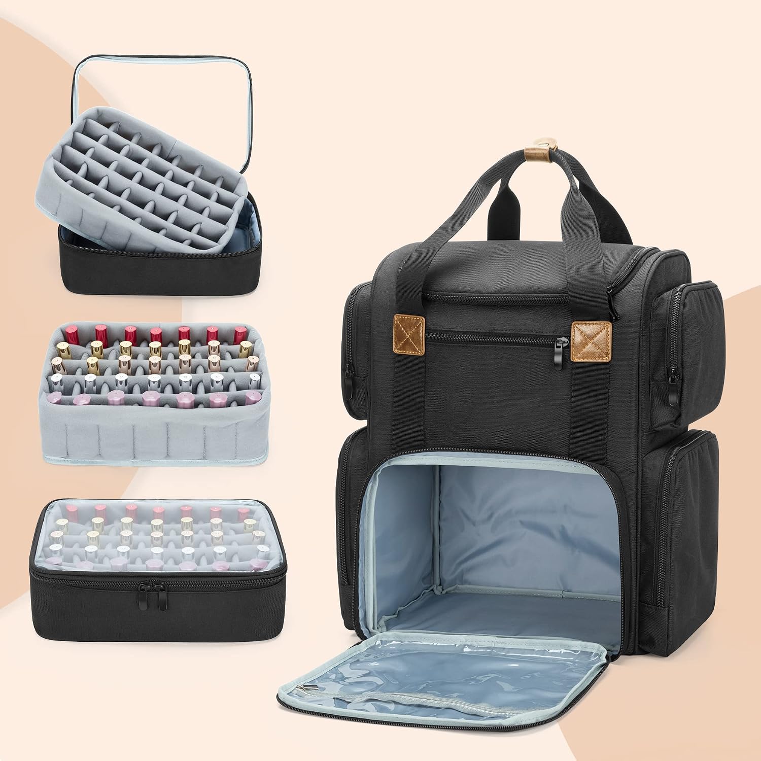 Nail Polish Backpack Holds 70  - Laptop Sleeve Removable avis et prix