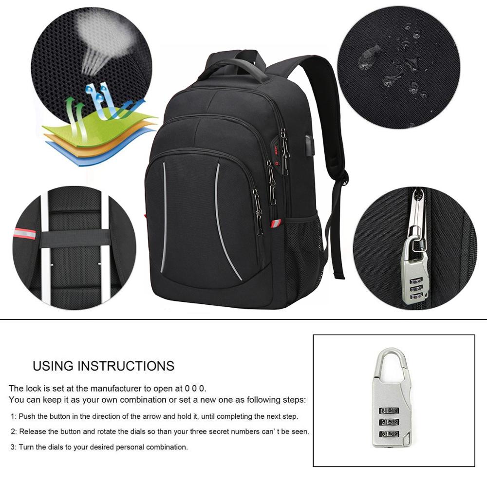 Men Multifuction Travel Laptop - Travel Backpack Anti Theft avis et prix