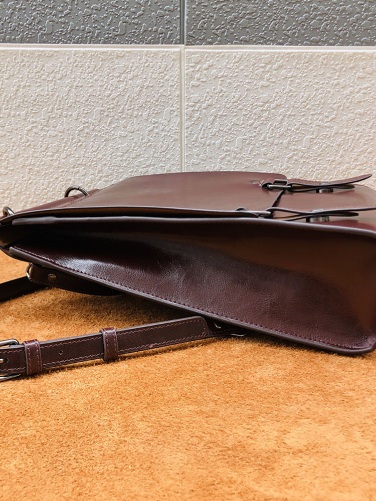 British Style Vintage Cow Spli - Leather Backpack Vintage avis et prix