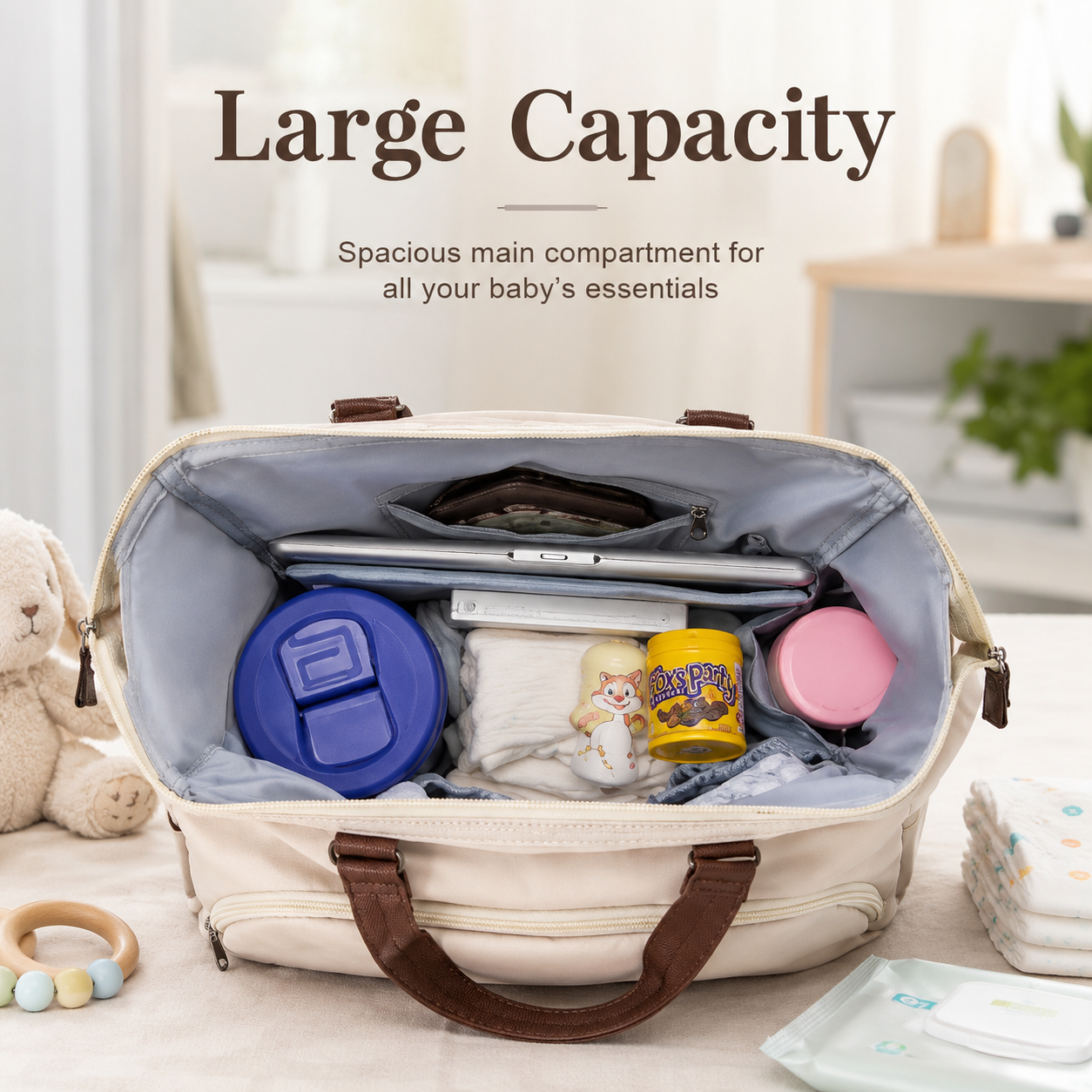 Large Capacity Diaper Bag Momm - Backpack Insert Organizer avis et prix