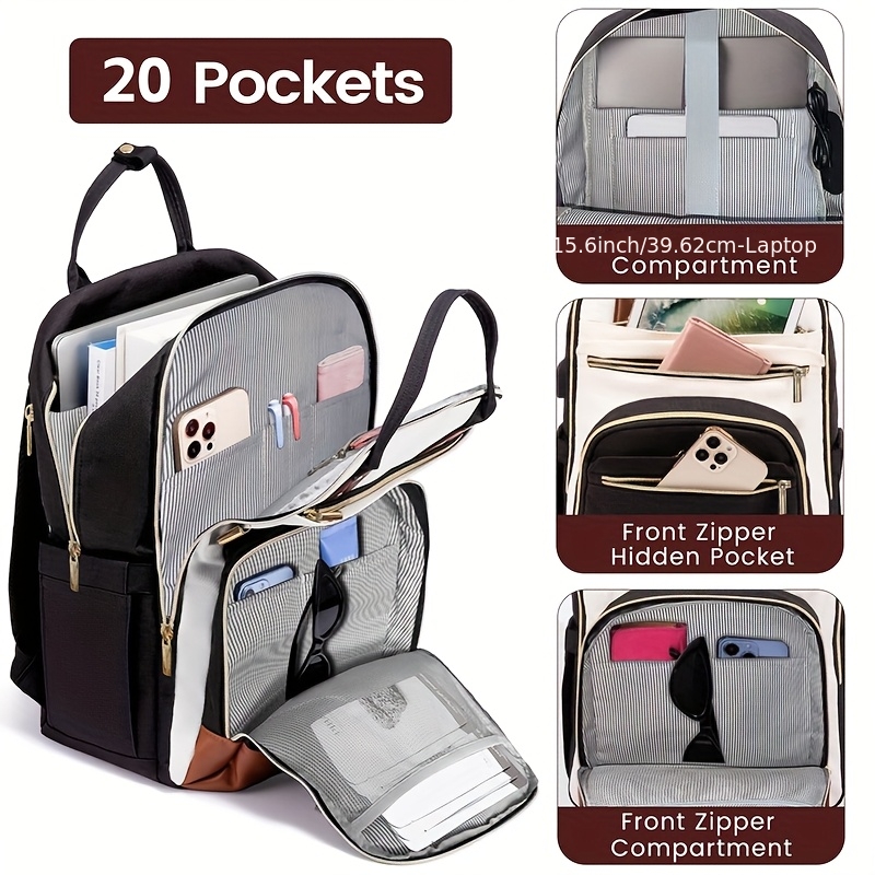 Women Two Tone Laptop Backpack - Laptop Backpack 15.6 avis et prix