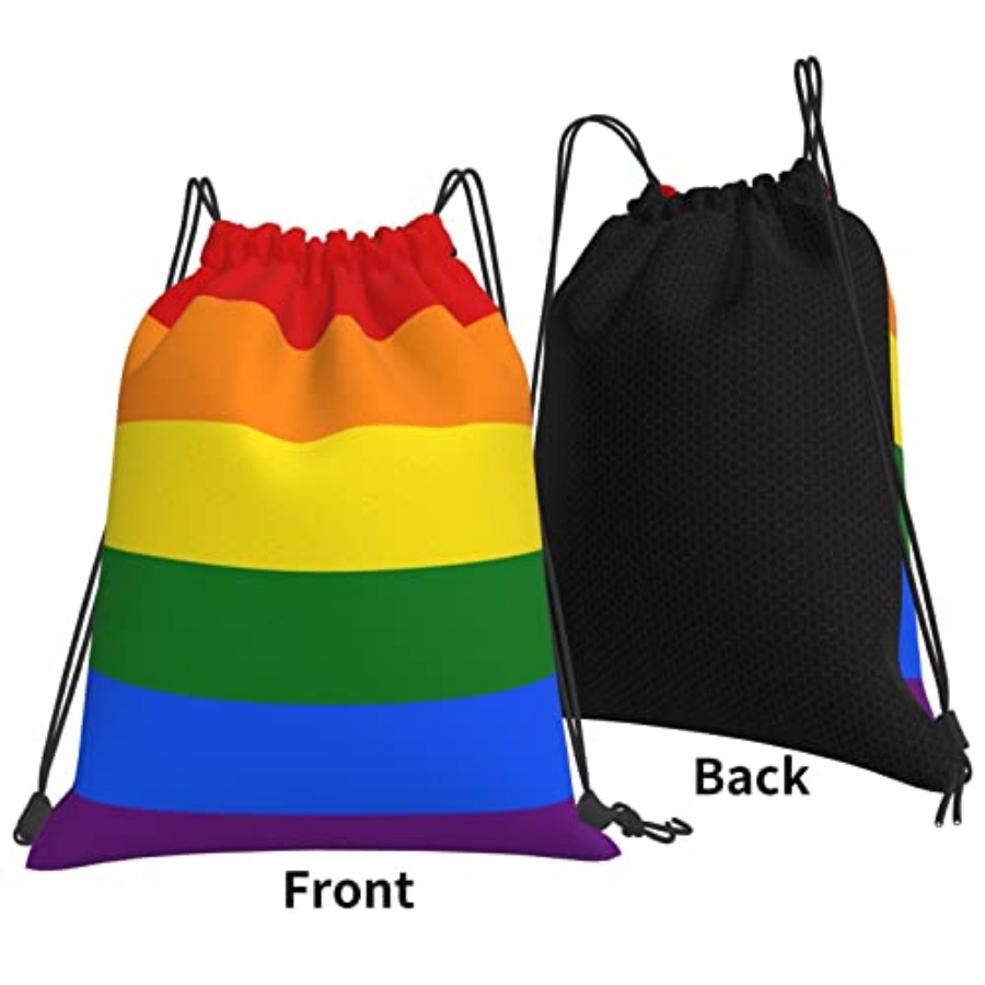 Lgbt Flag Gay Pride Rainbow Un - Drawstring Gym Bag avis et prix