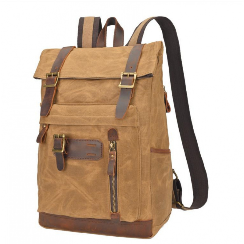 European and American cross-bo - Canvas Backpack Casual avis et prix