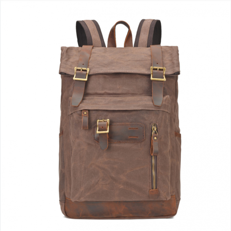European and American cross-bo - Canvas Backpack Casual avis et prix