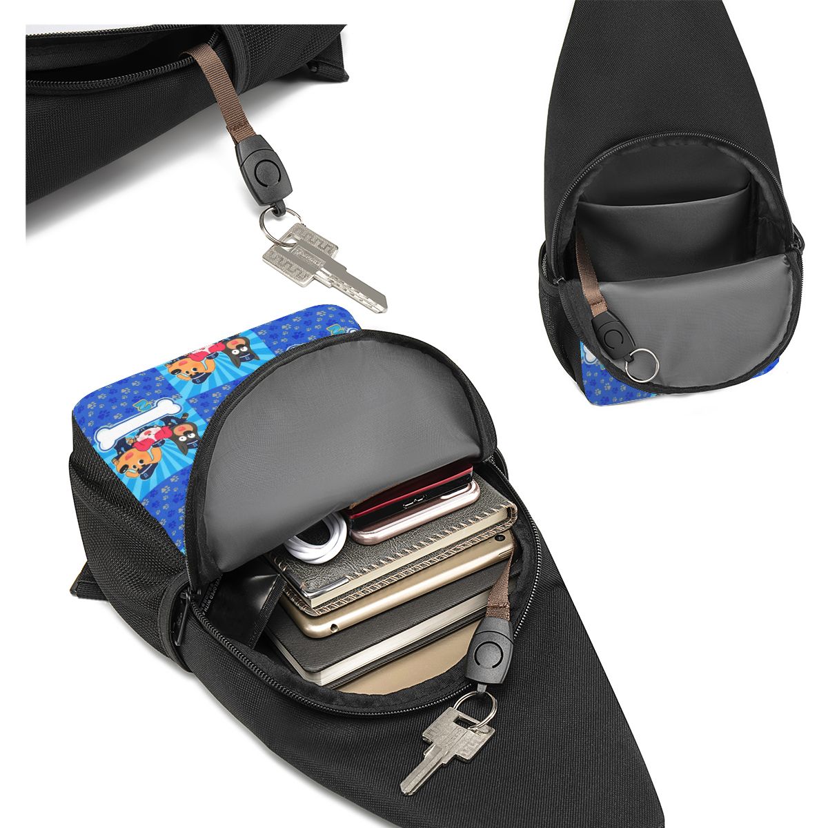 Sheriff Labrador Chest Bag Men - Sling Backpack Shoulder avis et prix