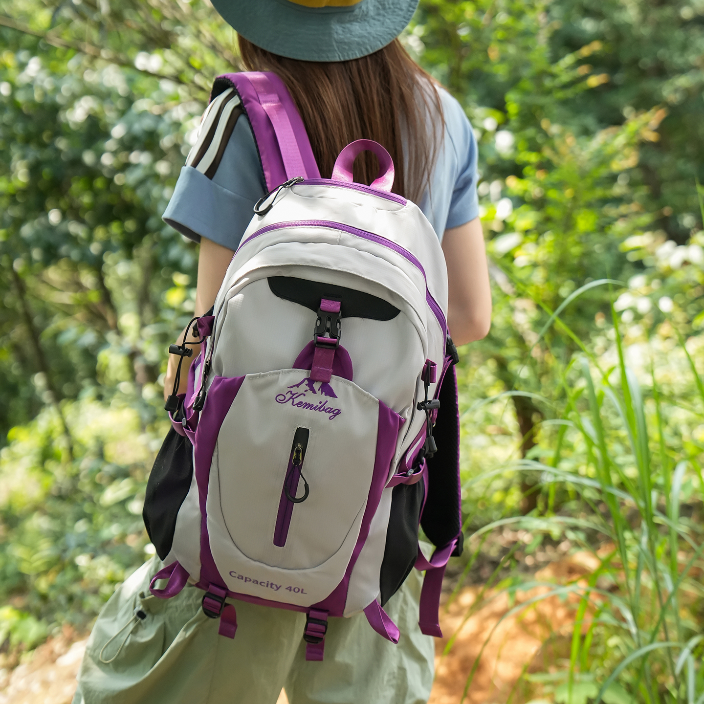 Mountain-inspired color-block  - Hiking Backpack Waterproof avis et prix