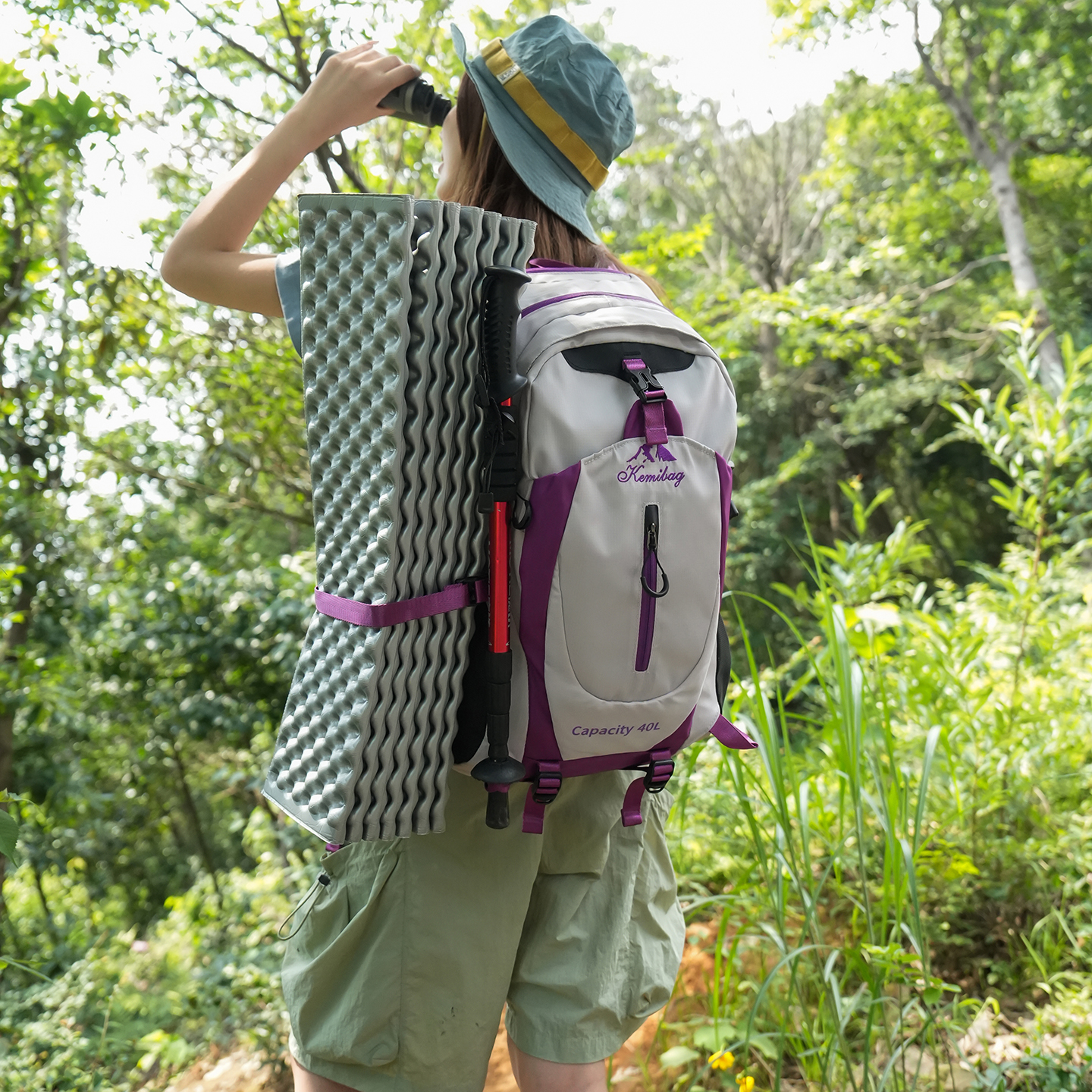 Mountain-inspired color-block  - Hiking Backpack Waterproof avis et prix