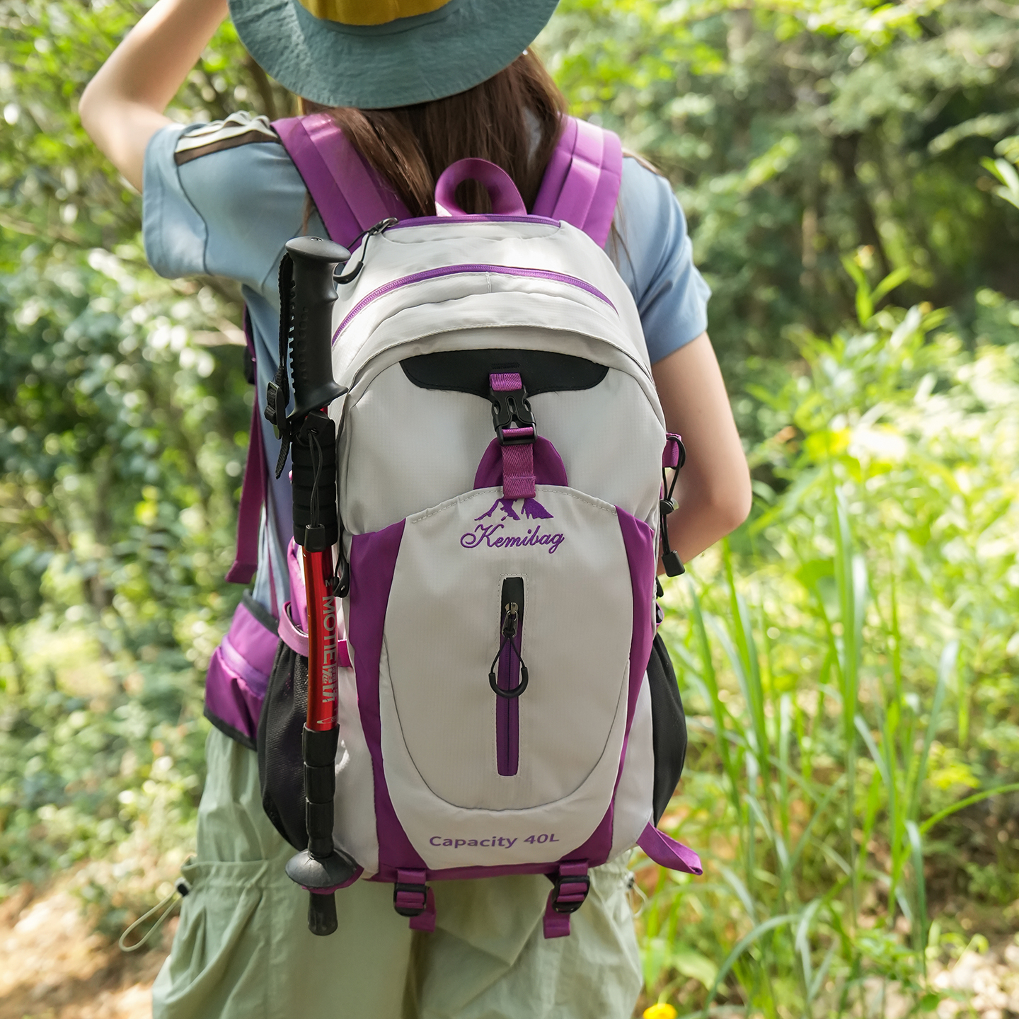 Mountain-inspired color-block  - Hiking Backpack Waterproof avis et prix